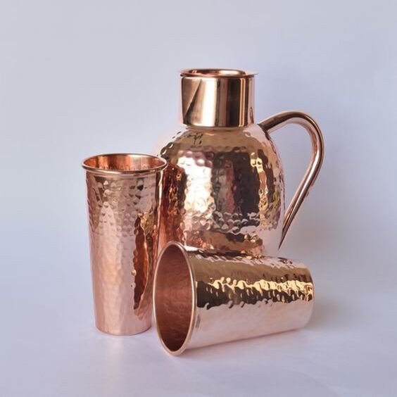 COPPER APPLE JUG